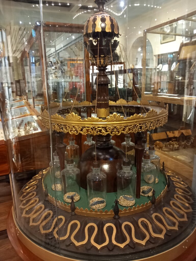 This photo shows a model of the Tempest Prognosticator