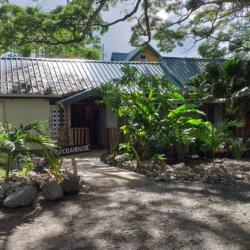 This photo shows the Cocoa House which now houses the guest rooms